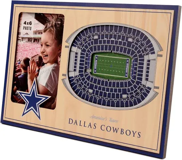 YouTheFan 3D StadiumView Picture Frame Dallas Cowboys