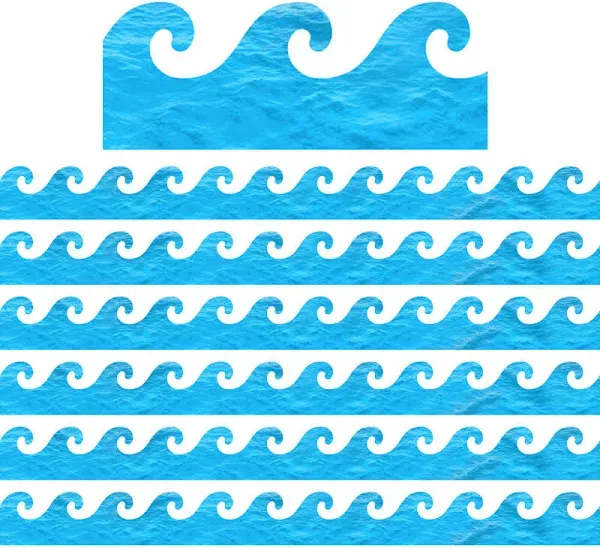 Hygloss Ocean Waves Border