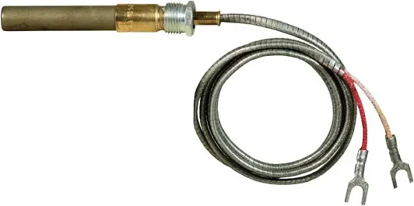 Honeywell Q313A1170 Replacement Thermopile Generator, 750MV, 35inch Lead with PG9 Adapter