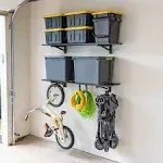 StoreYourBoard 1' x 4' Bristol Garage Wall Mount Shelves | 2-Pack