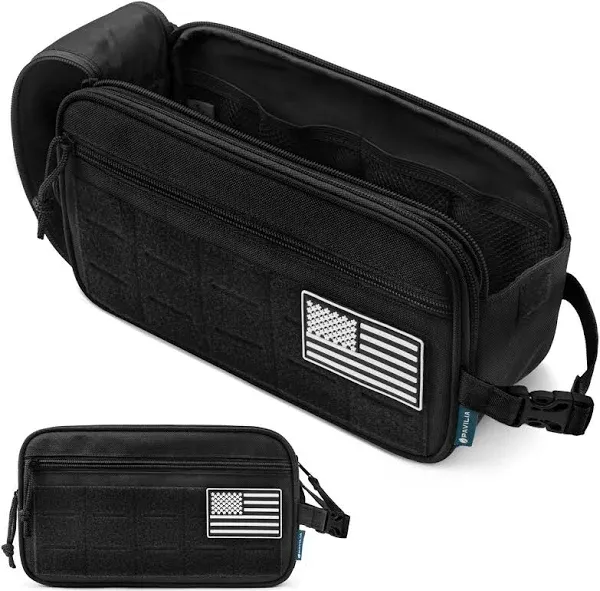 PAVILIA Tactical Toiletry Bag for Men