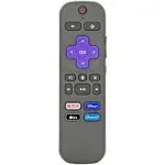 Anderic RC-FA5 Universal for All Roku Streaming Stick Roku Streambar and Roku TV with Voice Streaming Remote Control