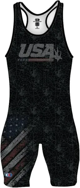 Cliff Keen The Patriot Sublimated Wrestling Singlet