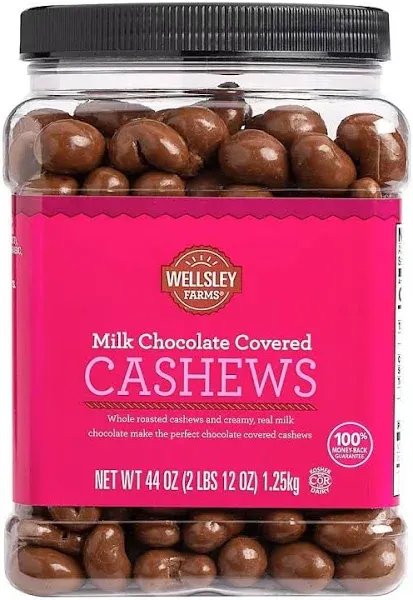 Wellsley Farms Milk Chocolate Covered Cashews