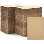 Juvale 200 Pack 5x7 Corrugated Cardboard Sheets for Mailers, Flat Packaging Inserts for Shipping, Mailing, Crafts, 2mm Thick