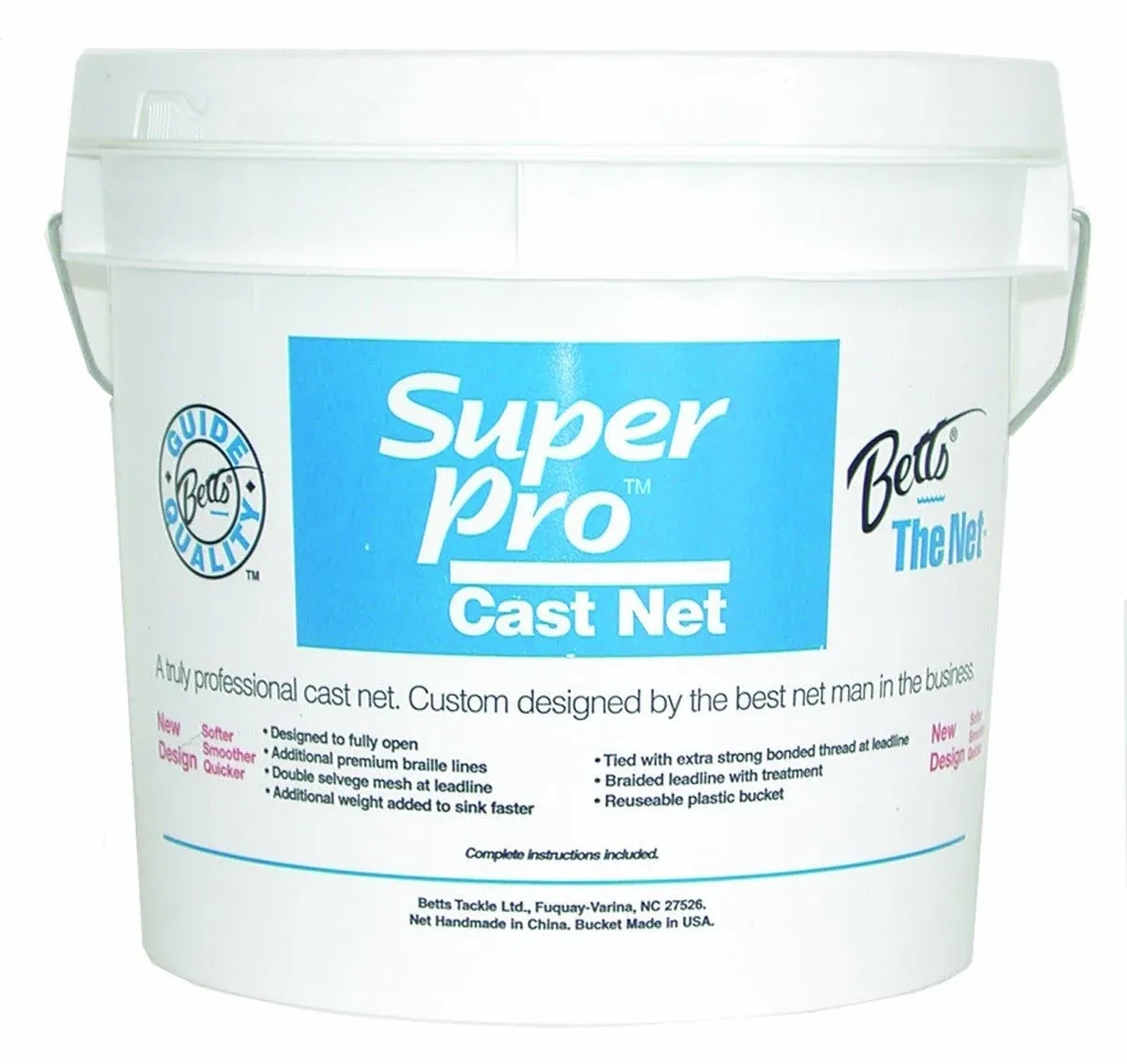 Betts Super Pro Cast Net - 5/8 inch x 7 Foot - 19-7