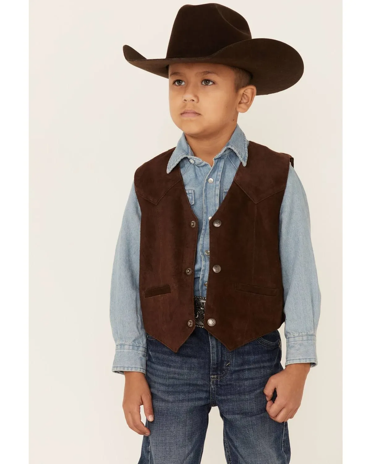 Scully Boys&#039; Boar Suede Vest - 2002-67