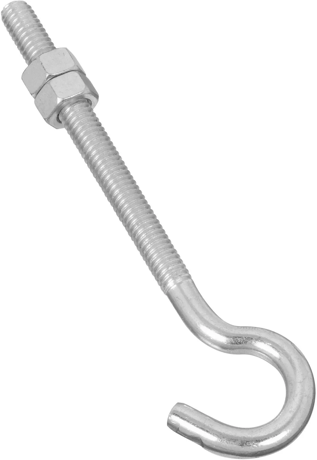 National Hardware N221-689 2162 Hook Bolts in Zinc, 5/16" x 5"