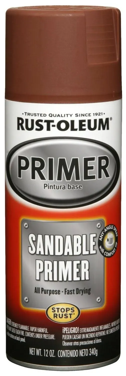 Rust-Oleum 249340 Automotive High Heat Primer Spray Paint, 12 Ounce (Pack of 1), Gray