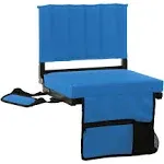 JST Gamez Stadium Seat for Bleachers with Back Support Bleacher Seat Stadium Seating for Bleachers Stadium Chair Includes Shoulder Straps Carry