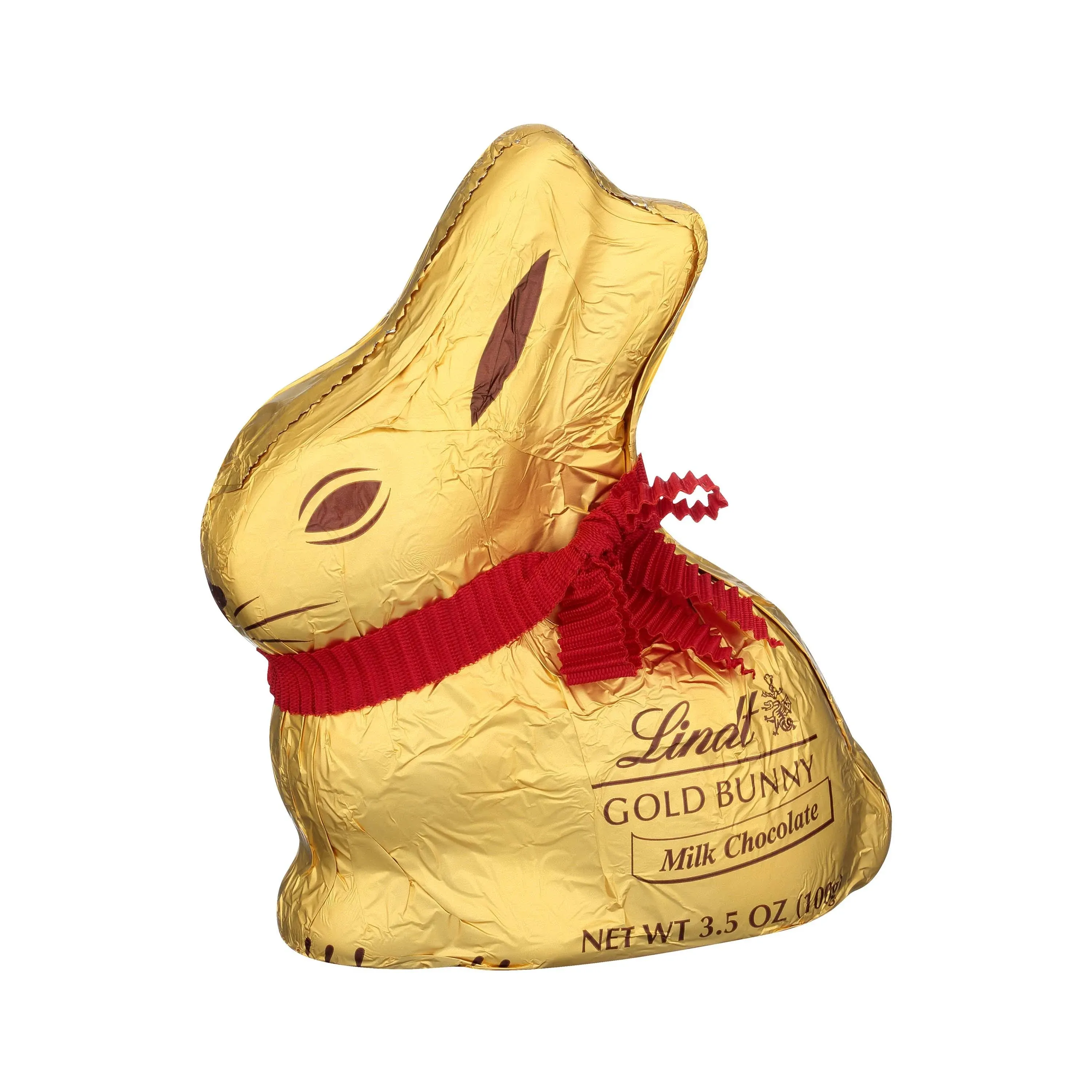 Lindt GOLD BUNNY Milk Chocolate, Hollow Milk Chocolate Candy Bunny, 3.5 oz. Bunny