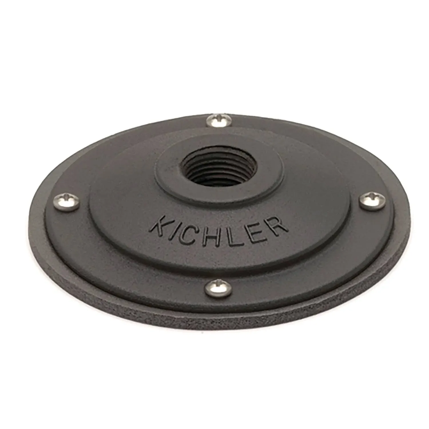 Kichler 15601AZT Accessory Mounting Flange, Textured Architectural Bronze 4.5-Inch