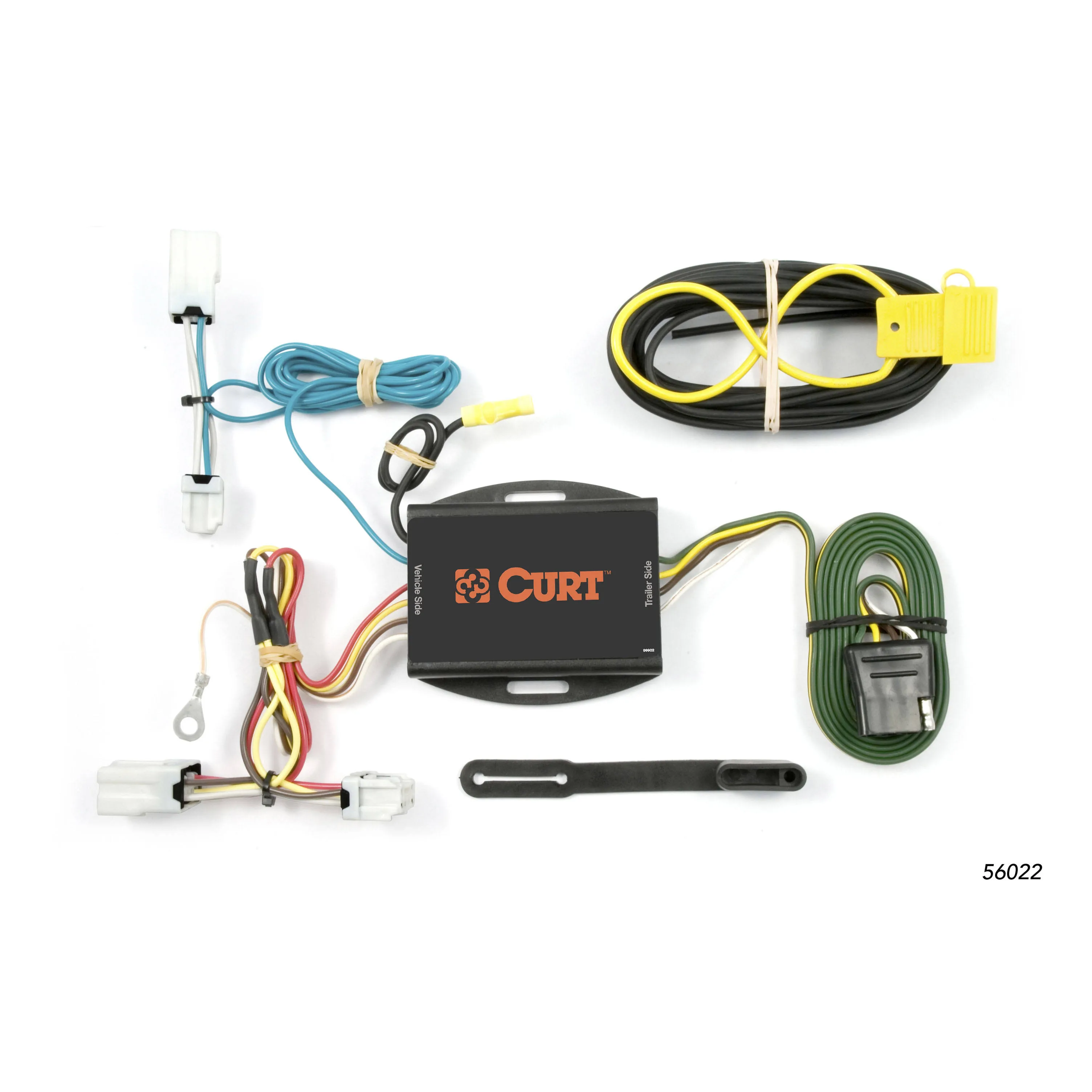 CURT Custom Wiring Harness, 4-Way Flat Output, Select Nissan Altima, Maxima, Sentra Trailer Connector Kit