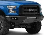 Rough Country Heavy Duty Front Bumper-Black, 15-17 Ford F-150; 10770