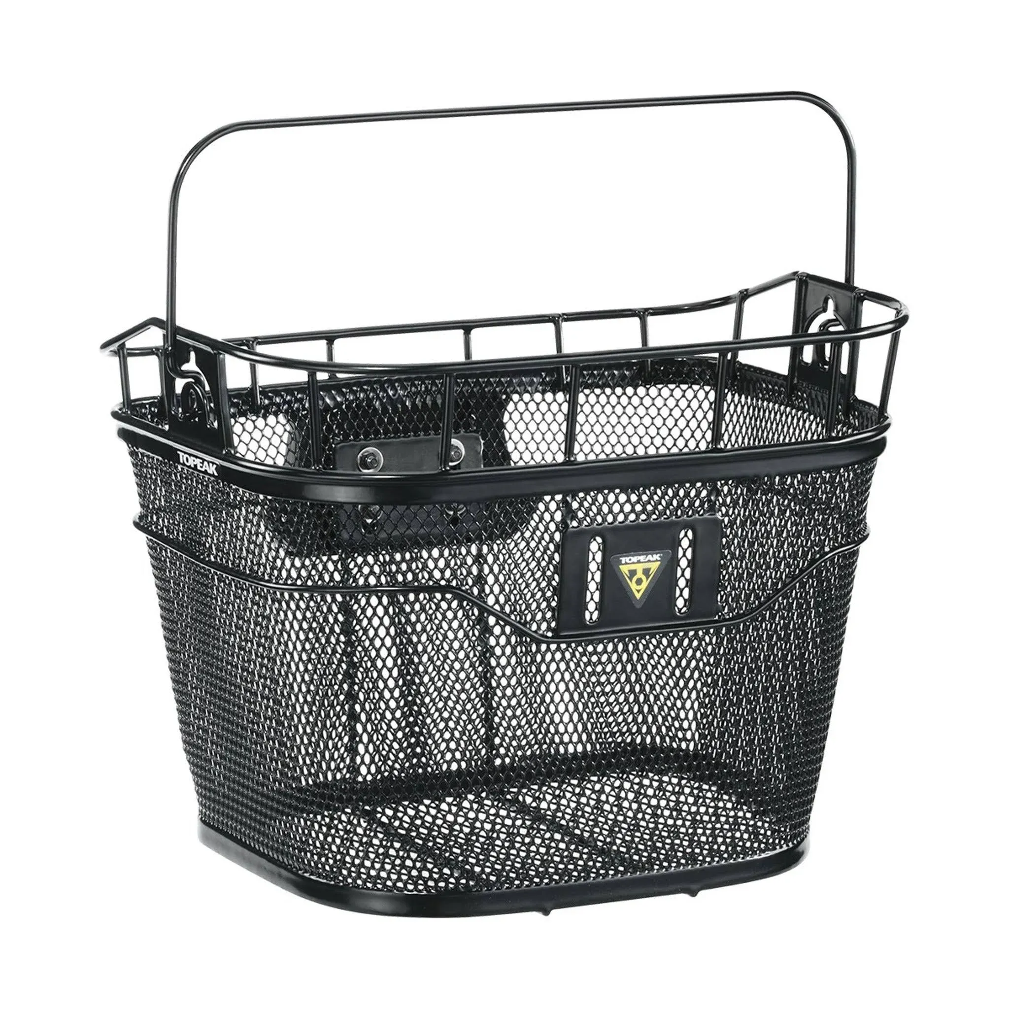 Topeak Front Basket with Fixer 3 Handlebar Bracket: Black