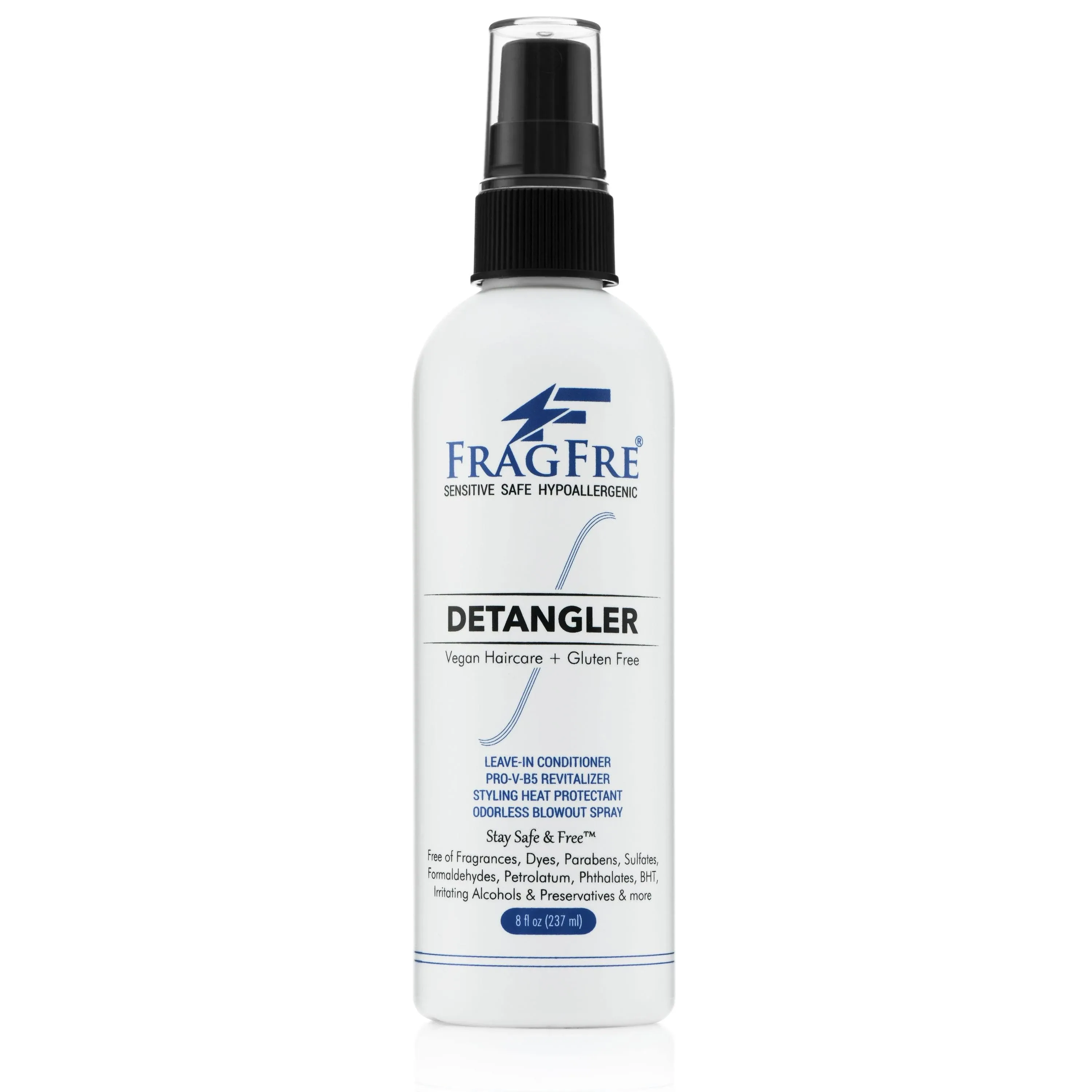 FRAGFRE Hair Detangler Spray 8 oz - Leave in Conditioner for Sensitive Skin and ...