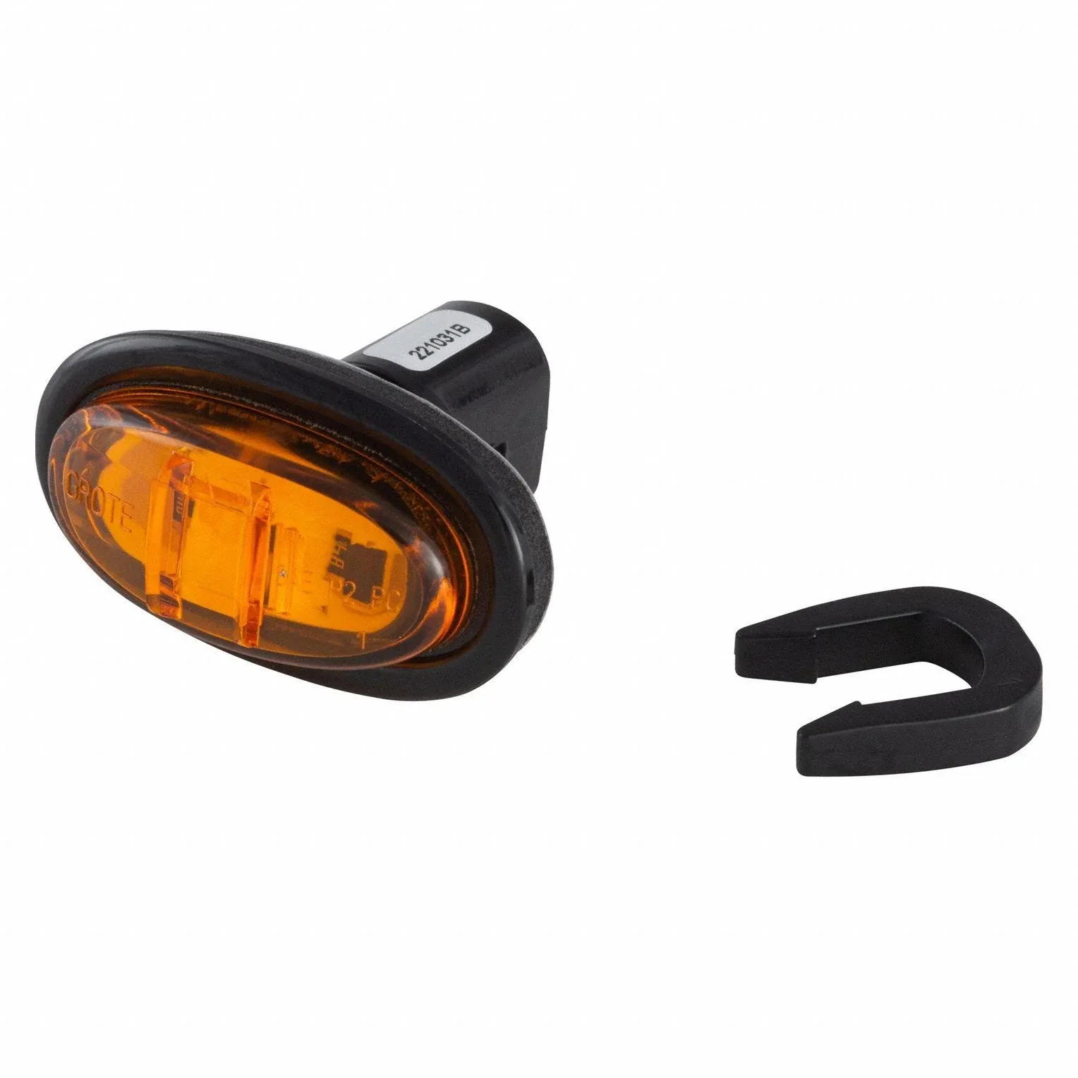 Grote 45303 - Micronova Led Clearance / Marker Light - Yellow, Hardshell