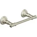 Moen DN9108BN Ellsworth Double Post Wall Mount Pivoting Toilet Paper Holder, Brushed Nickel