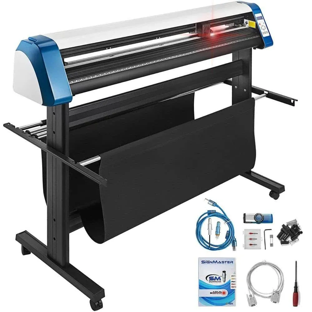 VEVOR 53" Vinyl Cutter Plotter Sign Cutting Machine Optical Eye Signmaster