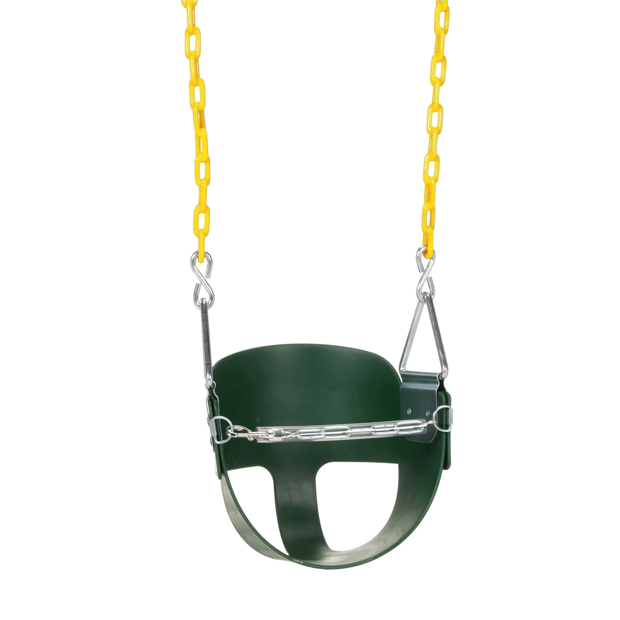 Eastern Jungle Gym High Back Half Bucket Swing - Green