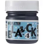 Manga Ink, Black 4, Versatile, Marker &amp; Water Proof Extra Black Ink, Matte Black