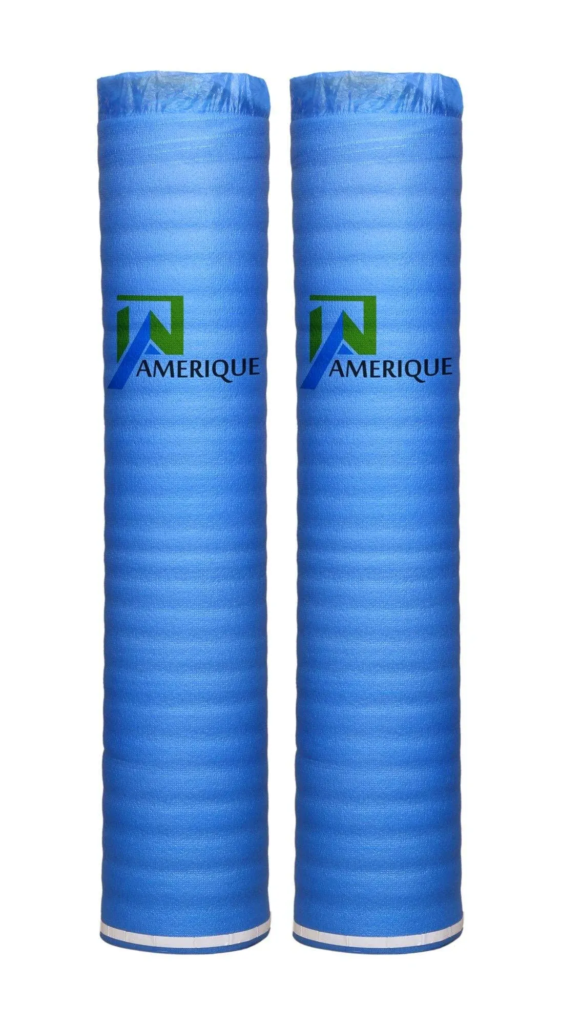 AMERIQUE AMBLPD2M400 Flooring Underlayment Padding with Tape & Vapor Barrier 3-in-1 Foam 1.5 mm Thick, Coverage: 400 sq. ft, Royal Blue, Square Feet