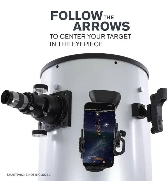 Celestron Starsense Explorer 12" Smartphone app-Enabled Dobsonian Telescope