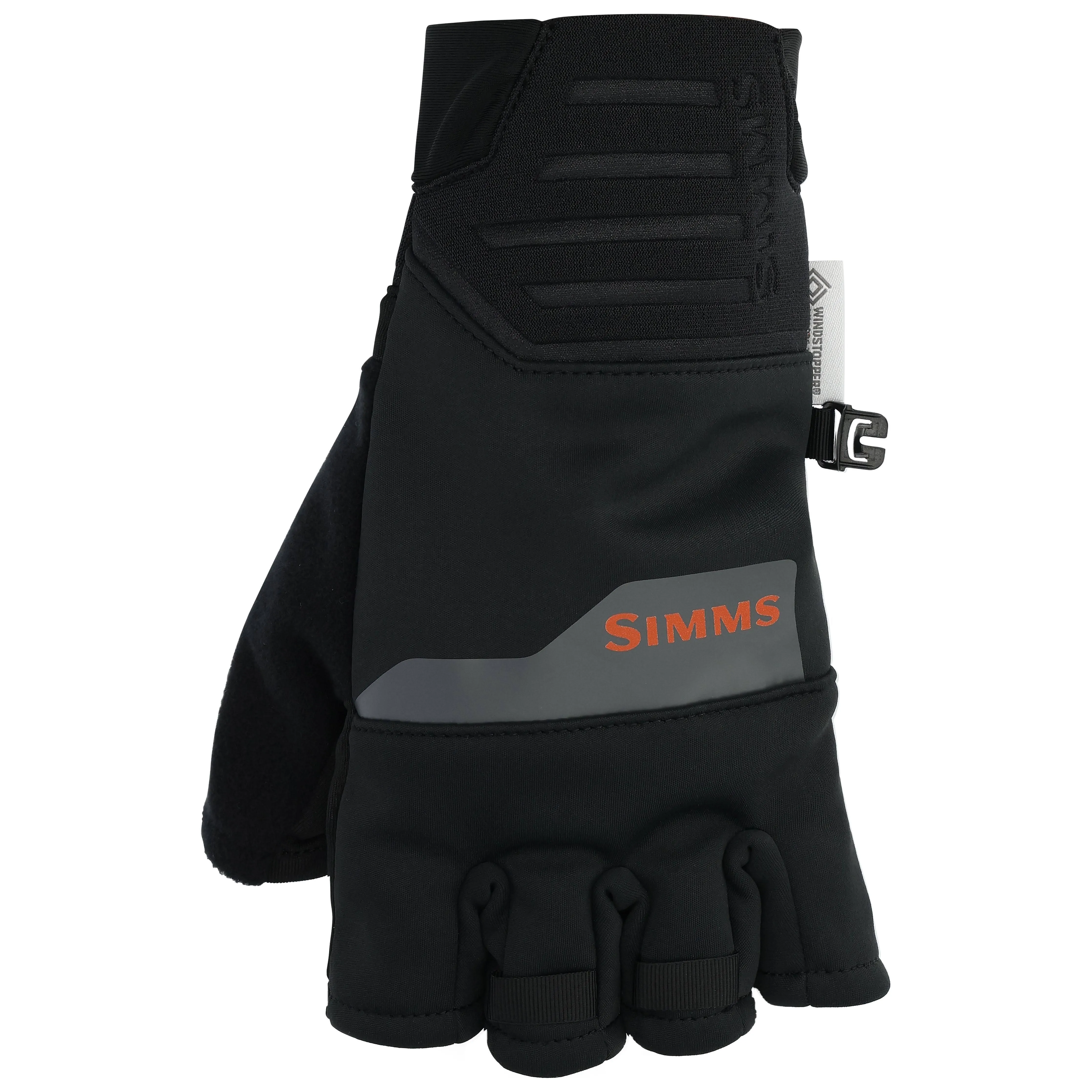 Simms Windstopper Half Finger Glove Black / XL