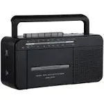 Semier Boombox MP3 Conversion Cassette Tape Player Recorder Am FM Radio