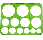 Westcott Circles Template, Jumbo