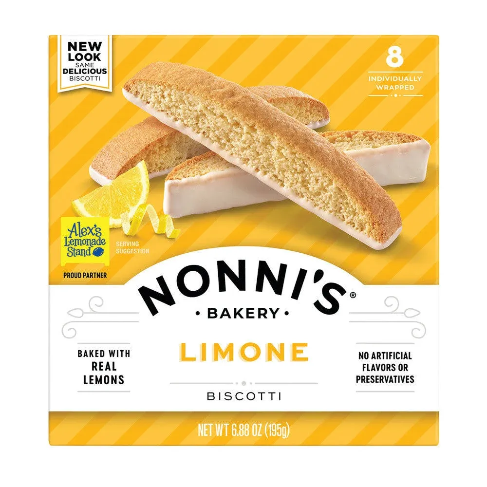 Nonni's Biscotti Limone