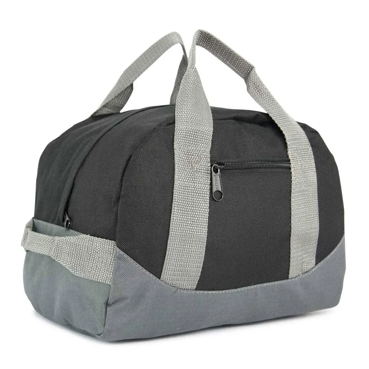 Duffel Bag for Women - 12" Mini Small Two-Tone Duffel Bag