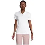 Lands' End Women's Supima Cotton Short Sleeve Polo Shirt