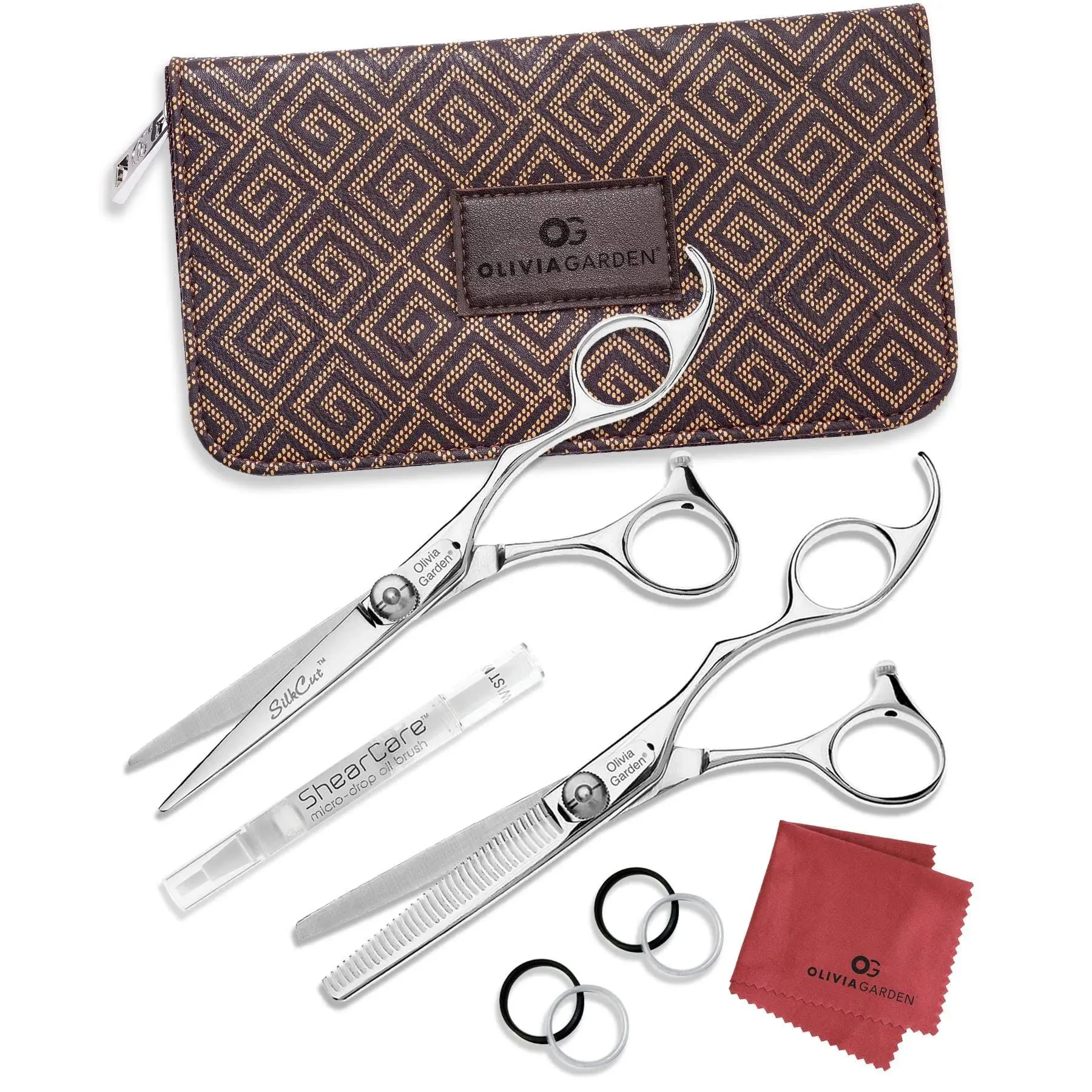 Olivia Garden SilkCut 6.5" Shear & 6" Thinner Set