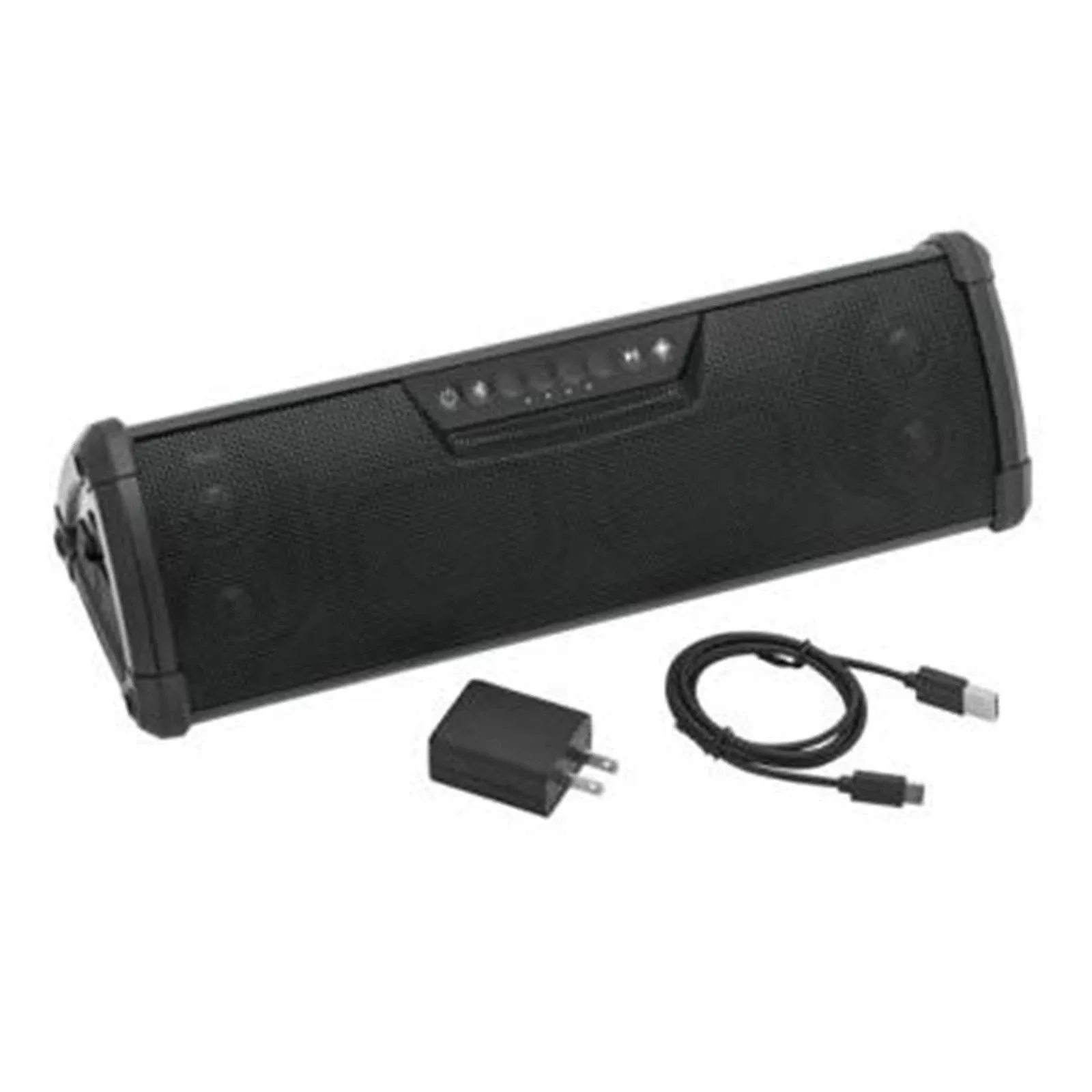 Kuryakyn 2721 MTX WanderBar Weather Resistant Motorcycle Soundbar: Portable Audio Speakers with Bluetooth, 100 Lumen Task Light, USB Charger, 14" , BLACK