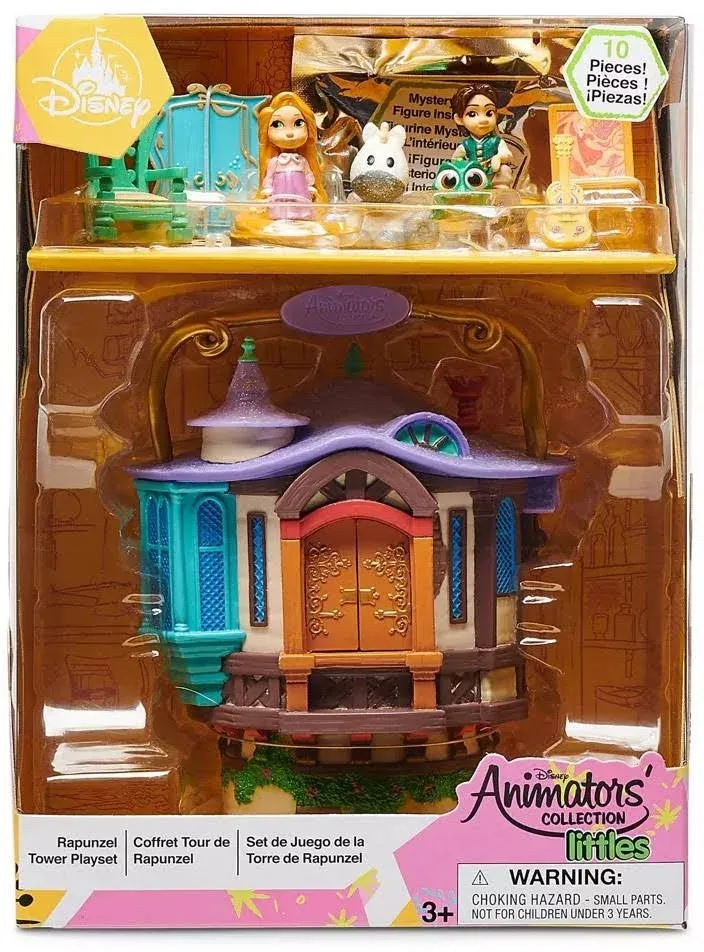 Disney Animators&#039; Collection Littles - Rapunzel Tower Playset - 10pcs