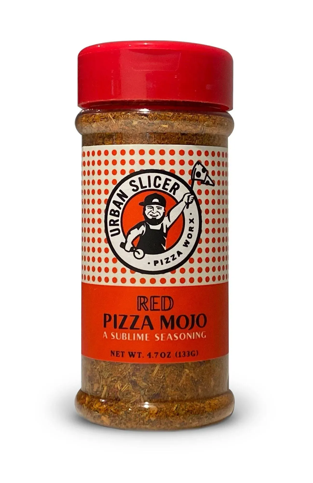 Pizza Worx - Red Pizza Mojo - Extra-Extraordinary Seasonings - 4.7 oz Bottle