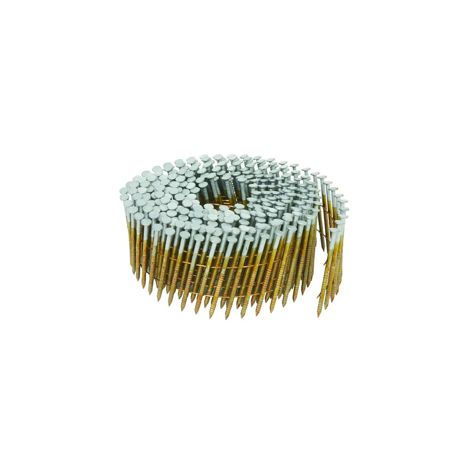 Siding Nails | 2-1/2 In. X 0.092 In. | Collated Wire Coil | Full Round-Head | Ri