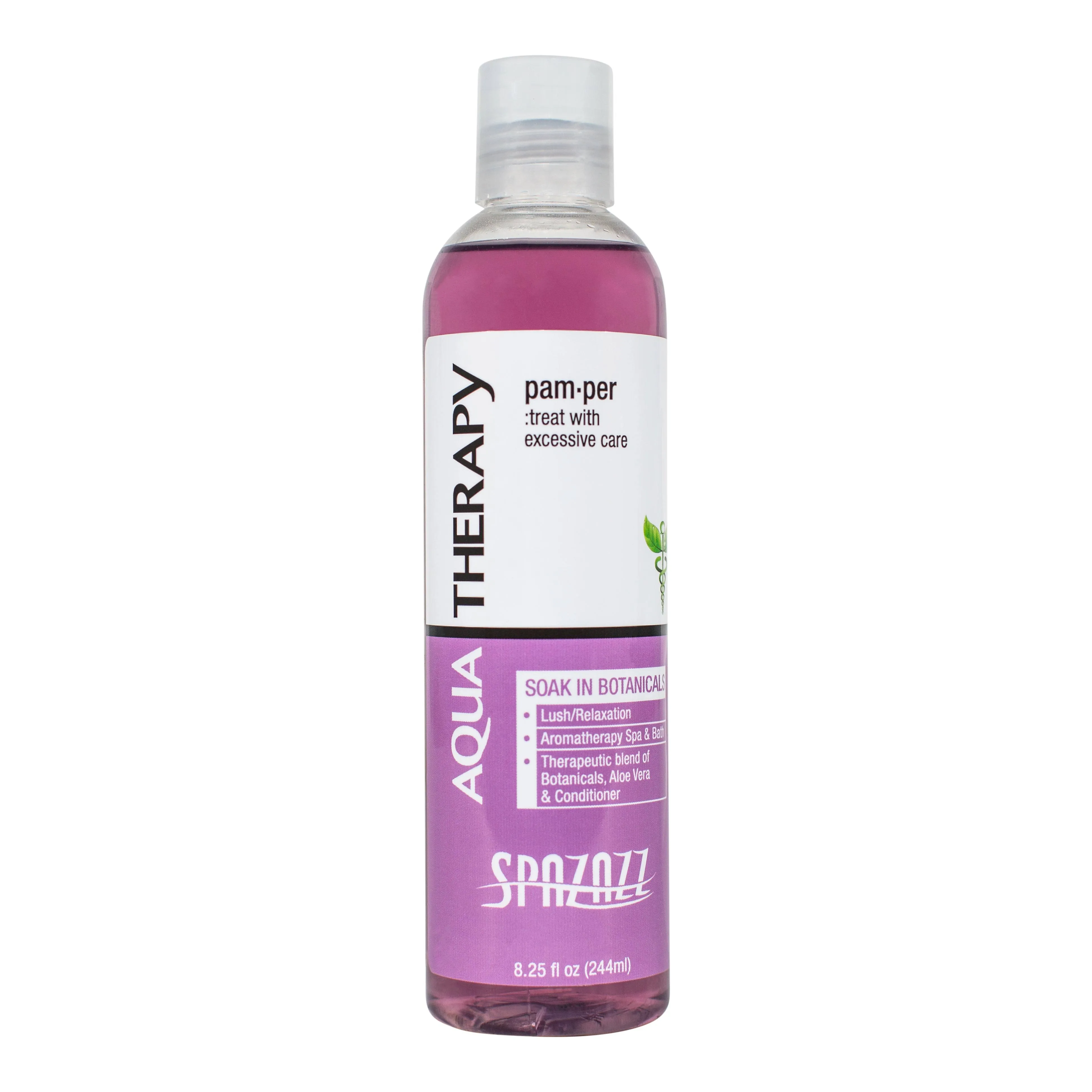 Spazazz Water SPZ-202 Therapy Elixir Spa & Bath Aroma Therapy, Pamper: Treat with Excessive Care, 8.25 oz