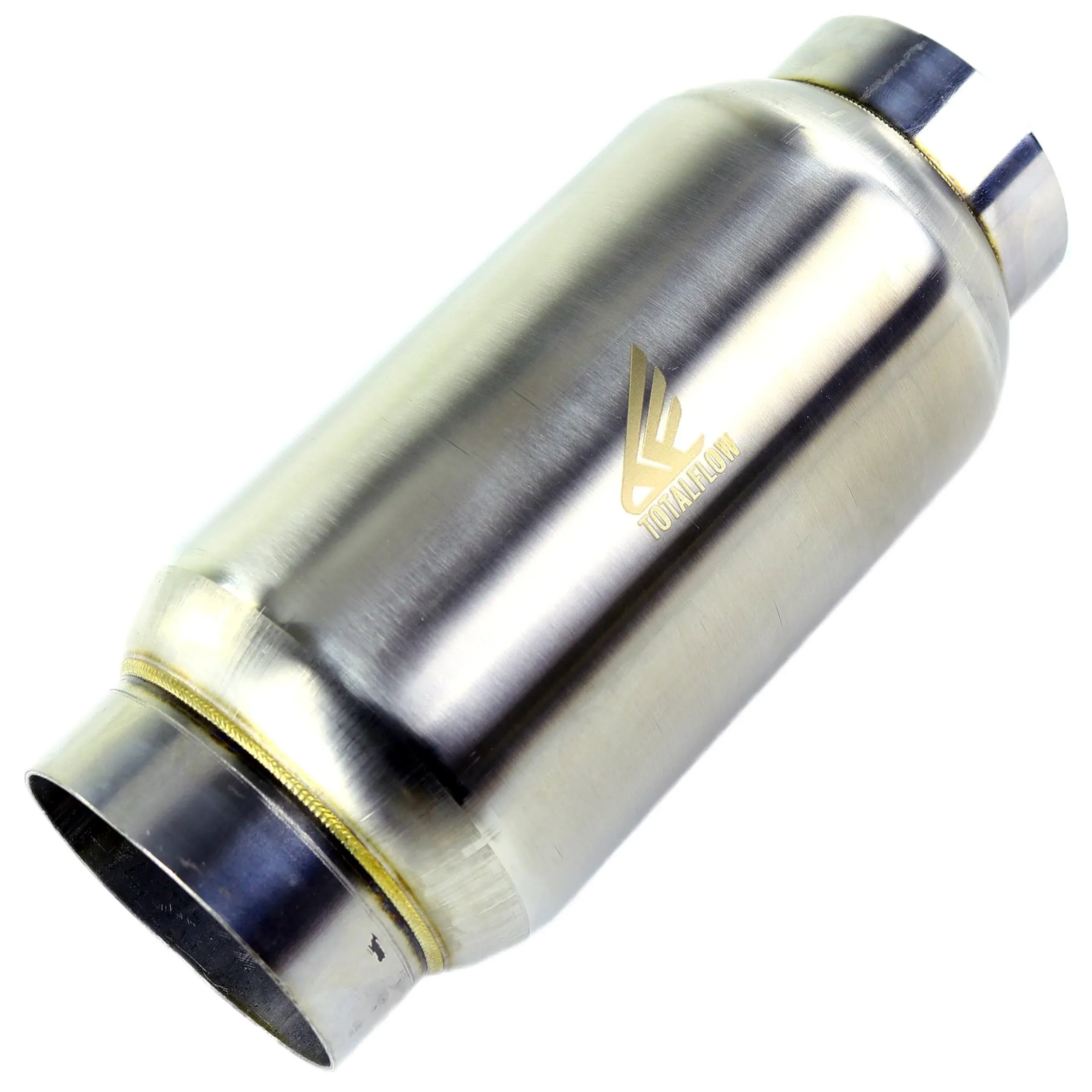 TOTALFLOW 9944 Universal Race 2-1/2 Inch Exhaust Muffler - 2.5 Inch Inner Diameter | 2.5 Inch Outer Diameter