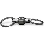 Prometheus Lights Kappa Quick Release Keychain, Detachable Keychain That Holds Up to 10 lbs, Easy, Secure and Stylish Pull Apart Keychain Titanium