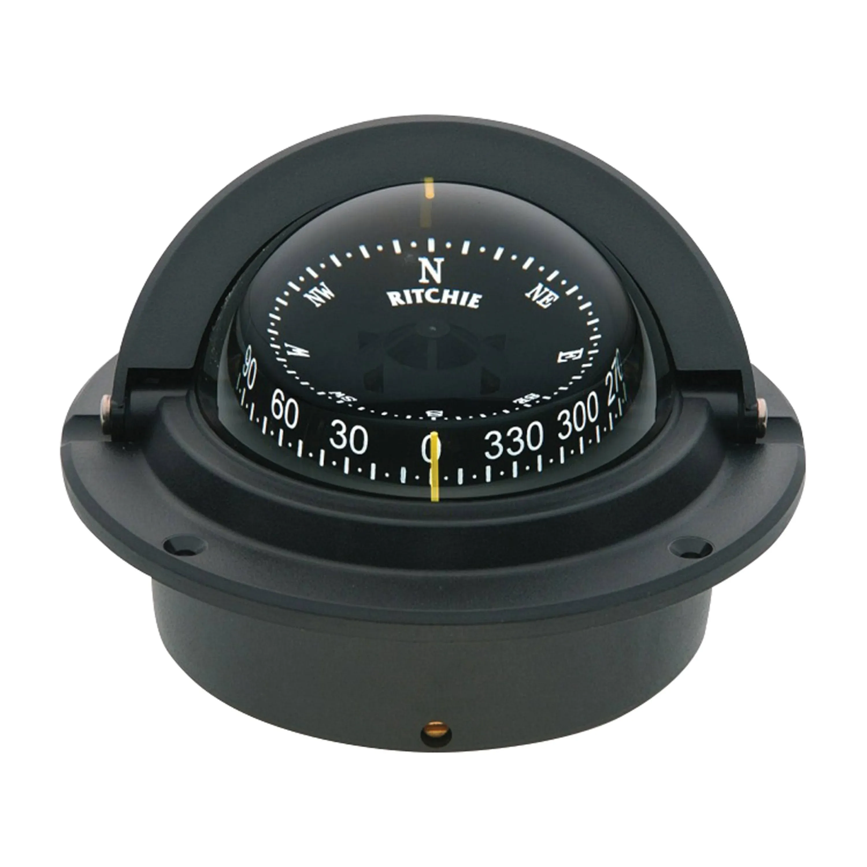 Ritchie - F-83 Voyager Compass - Flush Mount - Black