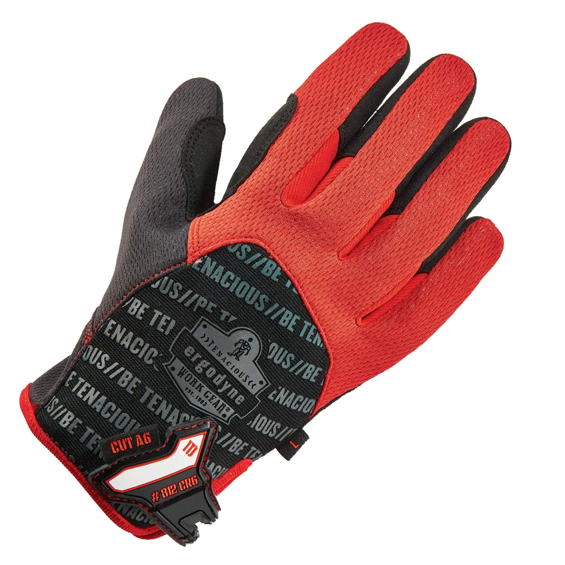 Ergodyne ProFlex 812CR6 Work Glove, Cut Resistant, Cut Level Protection A6, X-Large Black