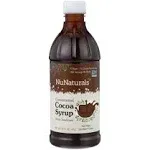 NuNaturals Stevia Syrup, Sugar-Free Sweetener, Plant-Based Sugar Substitute, Zero Calorie, Sugar-Free Syrup, Chocolate, 16 oz