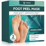 DERMORA Exfoliating Foot Peel Mask for baby soft feet, Dry, Cracked Callus New