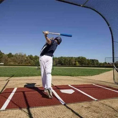 ProMounds 12&#039; x 6&#039; Clay Batting Mat Pro (Lined)