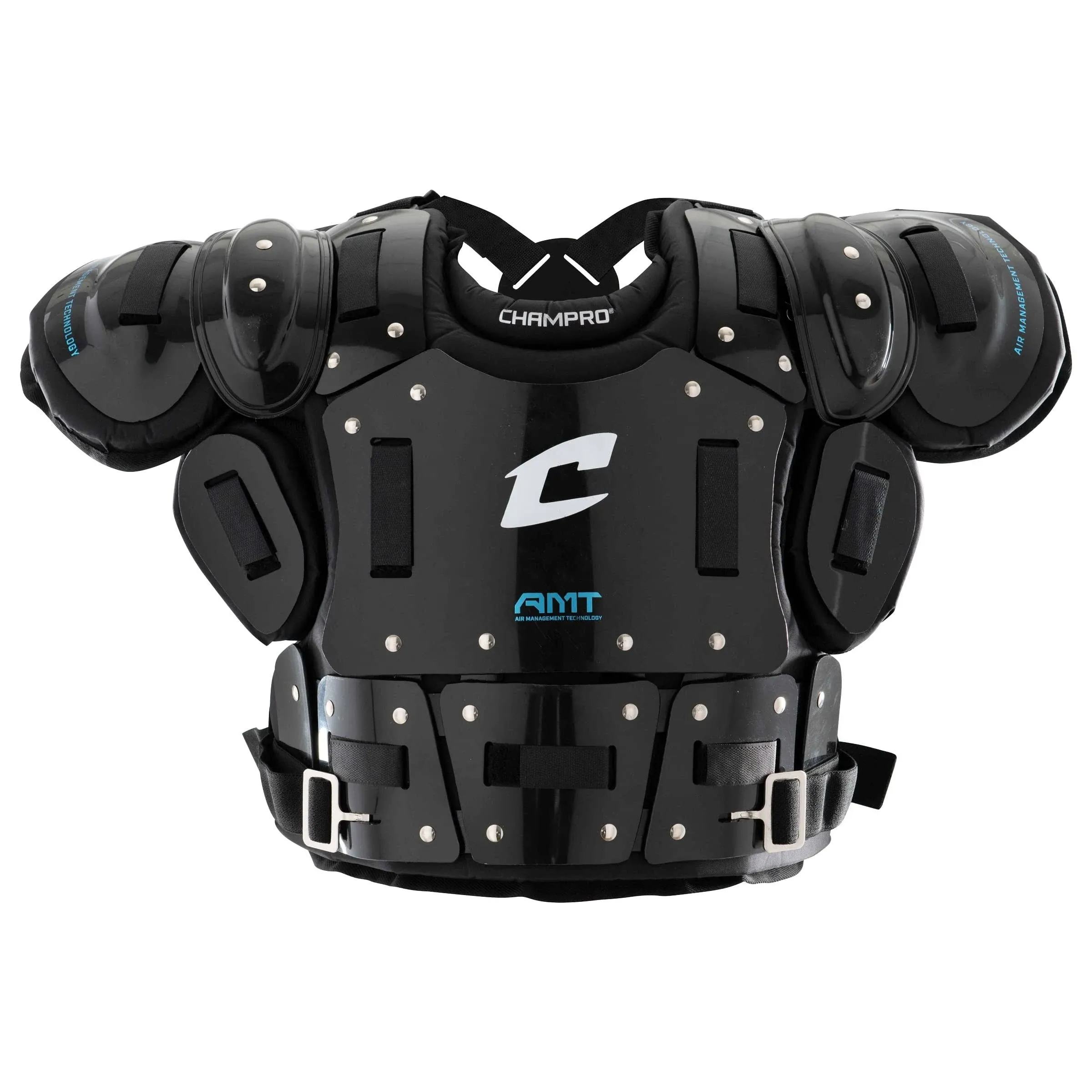 Champro CPAMT Air Management Plated Umpire Chest Protector - Black, XL