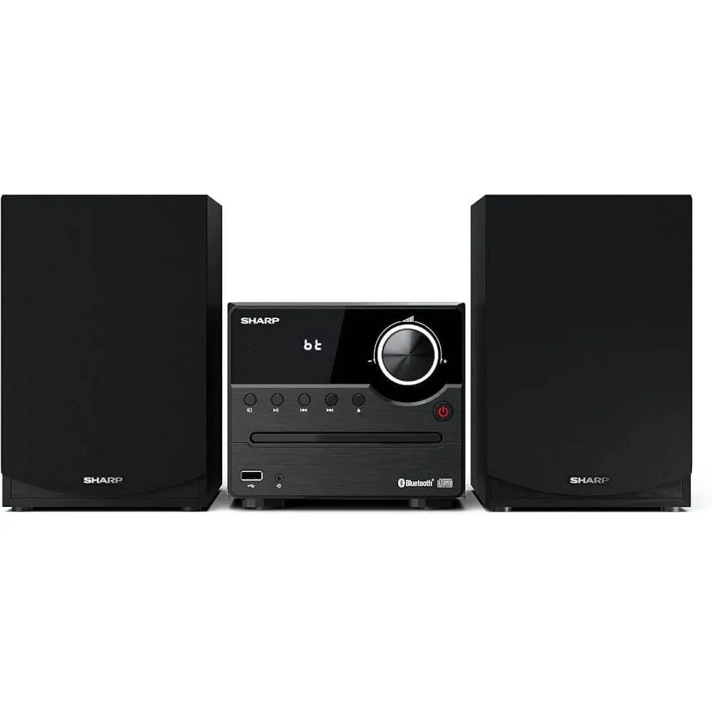 Sharp XL-B512 45W Bluetooth Hi-Fi Micro Sound System - Black