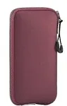 OneJoy Cellphone / Mobile Holster Pouch XL size180 x 90 x 12mm, 002 Burgundy with Shoulder Strap or for Belt