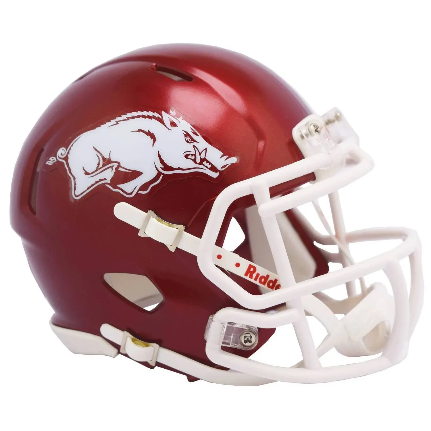 Riddell NCAA Arkansas Razorbacks Helmet Mini SpeedHelmet Replica Mini Speed Style, Team Colors, One Size